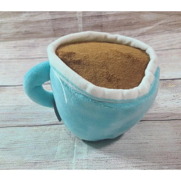 Hallmark Plush Better Together Coffee Stuffed Toy Magnetic Blue 6" 2021 - Picture 3 of 4